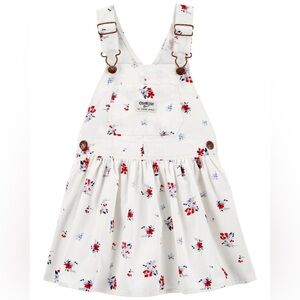 Oshkosh floral skirt jumper 18M